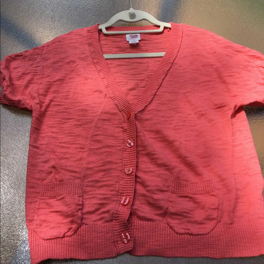 NWOT:  Mossimo Short Sleeve Cardigan